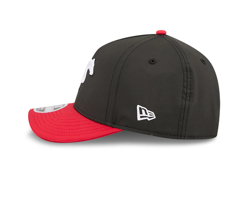 New Era Men's CFL Calgary Stampeders Sideline '26 940 M-Crown Hat Black/Red - Image 4