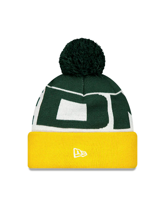 New Era Men's CFL Edmonton Elks Sideline '25 City Cuffed Pom Knit Toque - Image 2