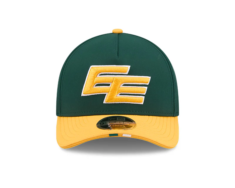 New Era Men's CFL Edmonton Elks Sideline '26 940 M-Crown Hat Green/Gold - Image 3