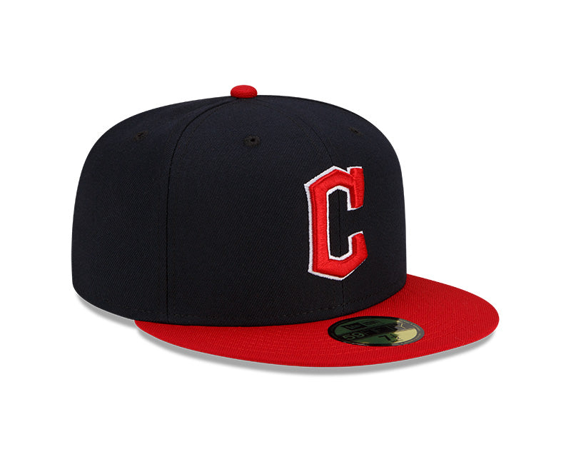 New Era Men's MLB AC 59FIFTY Cleveland Guardians Home Fitted Cap - Image 3