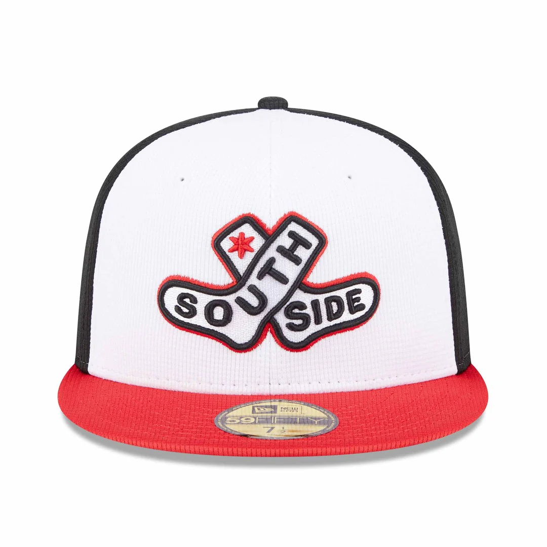 New Era Men's MLB Chicago White Sox City Connect 5950 Fitted Hat - Image 2