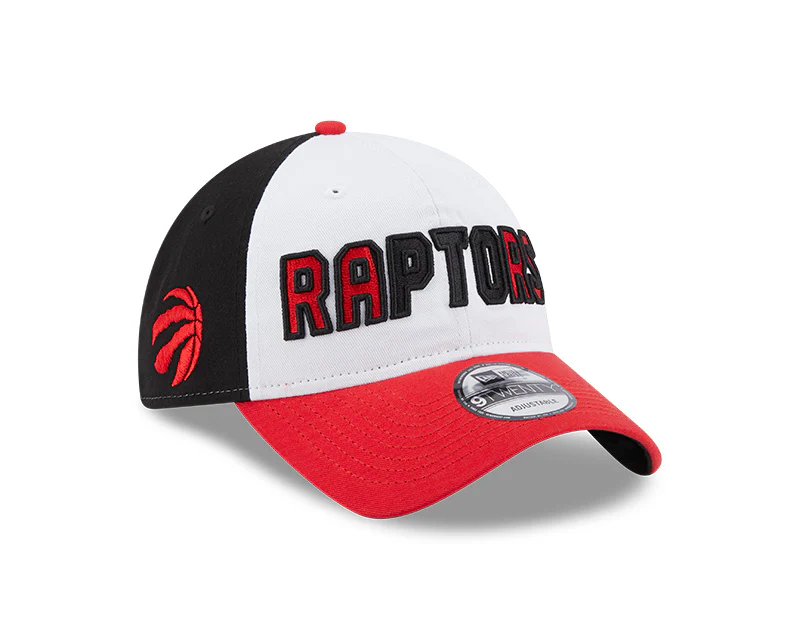 New Era Men's NBA Toronto Raptors Balk-Half 9TWENTY Adjustable Cap