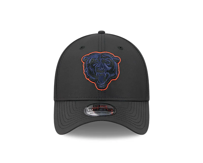New Era Men's NFL Chicago Bears '25 3930 Night Flex Hat - Image 2