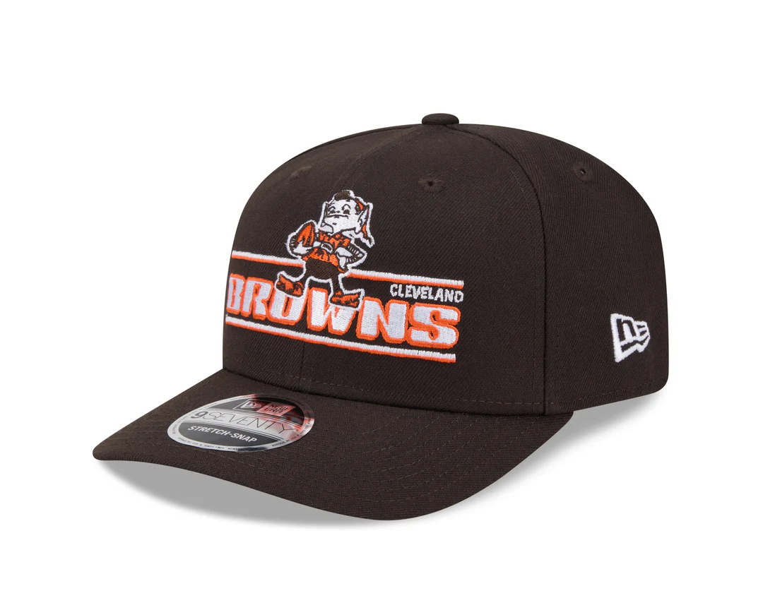 New Era Men's NFL Cleveland Browns '25 970 Stretch Snap Stated Hat