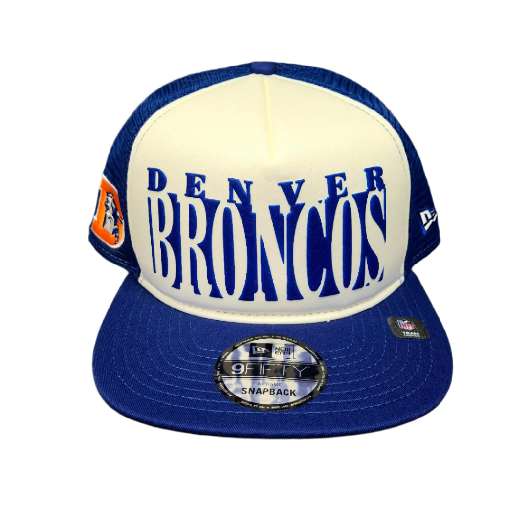 New Era Men's NFL Denver Broncos '25 950 A-Frame Team Cutout Hat - Image 2