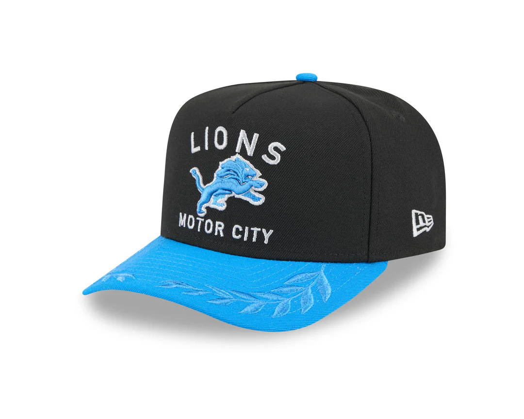 New Era Men's NFL Detroit Lions 9FIFTY A-Frame Draft Hat 2025
