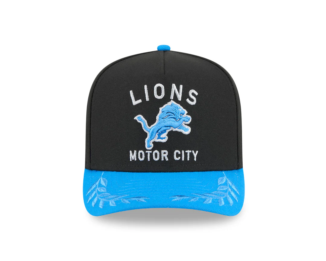 New Era Men's NFL Detroit Lions 9FIFTY A-Frame Draft Hat 2025 - Image 2
