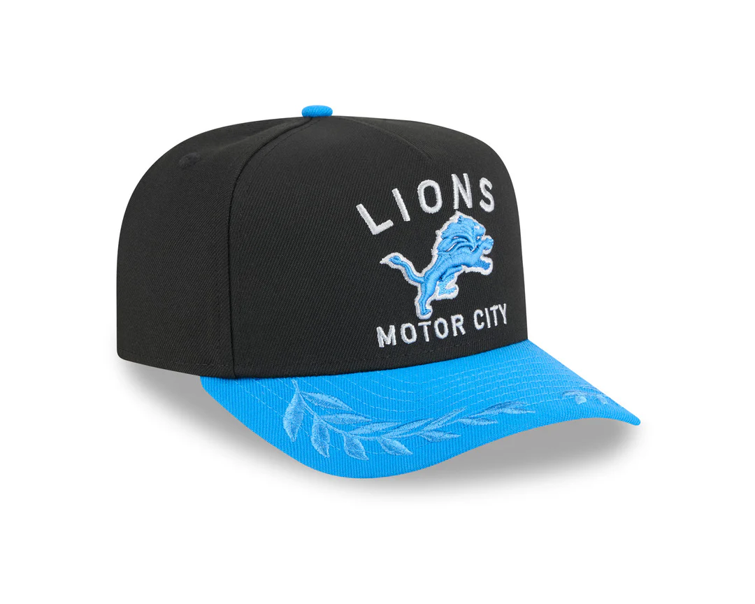 New Era Men's NFL Detroit Lions 9FIFTY A-Frame Draft Hat 2025 - Image 3
