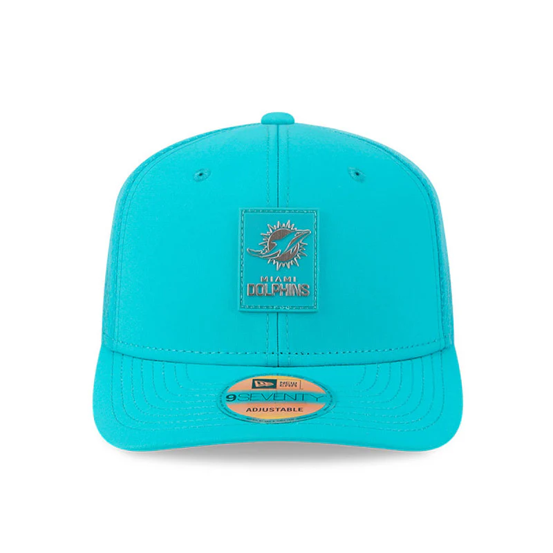 New Era Men's NFL Miami Dolphins Sideline '25 970 Trucker Hat - Image 2