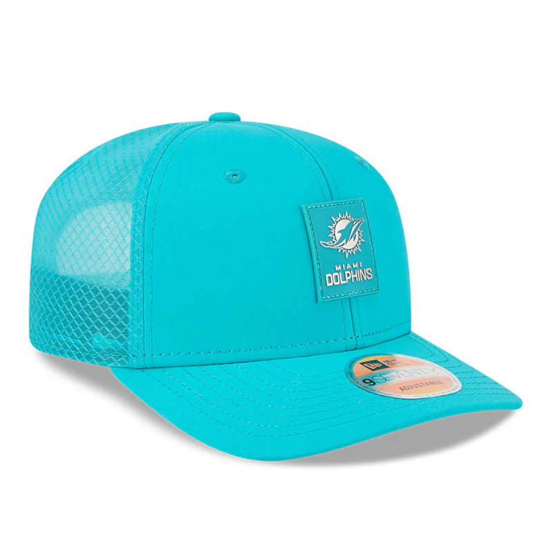 New Era Men's NFL Miami Dolphins Sideline '25 970 Trucker Hat - Image 3