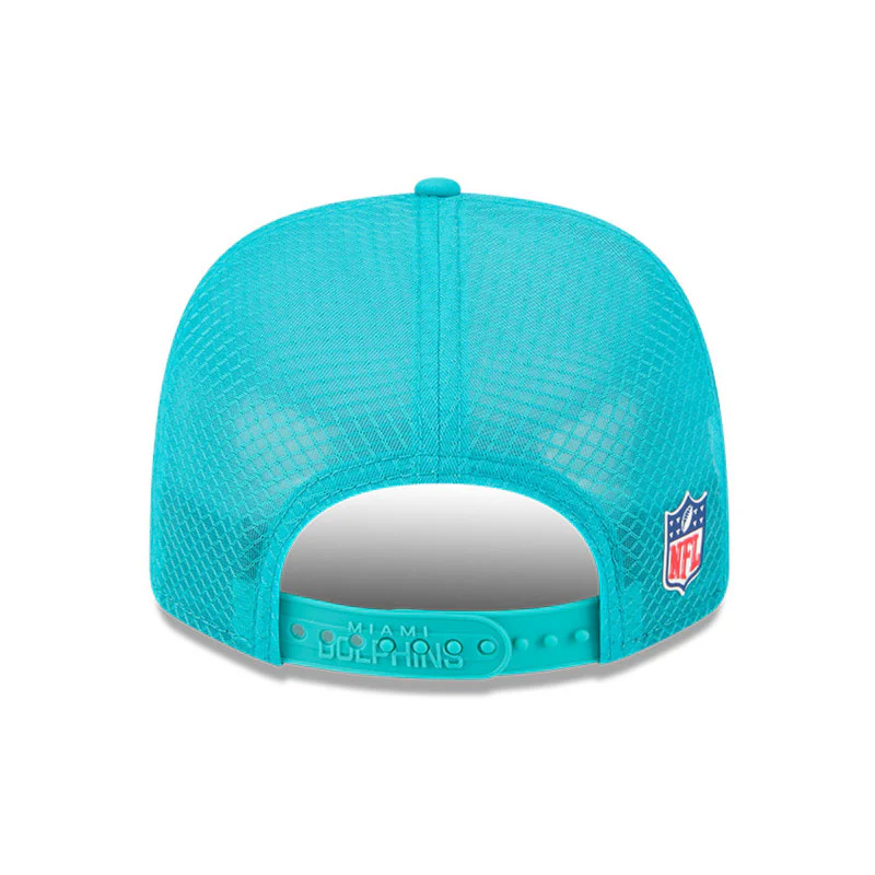 New Era Men's NFL Miami Dolphins Sideline '25 970 Trucker Hat - Image 4