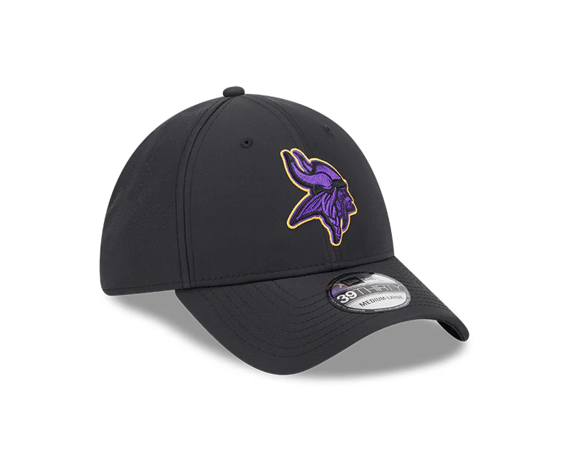 New Era Men's NFL Minnesota Vikings '25 3930 Night Flex Hat - Image 3