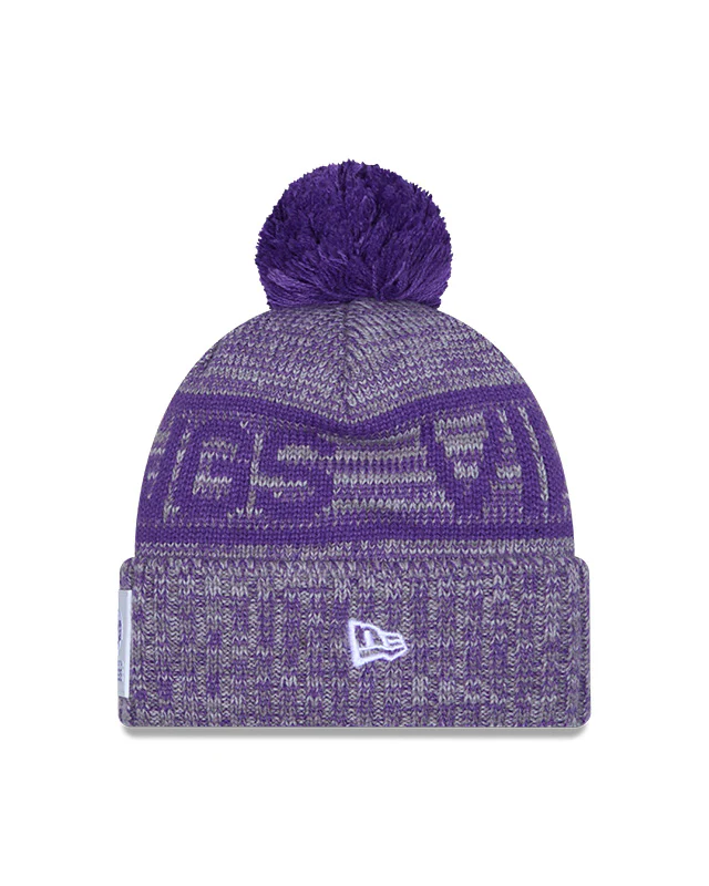 New Era Men's NFL Minnesota Vikings Sideline '25 Sport Pom Knit Toque - Image 2