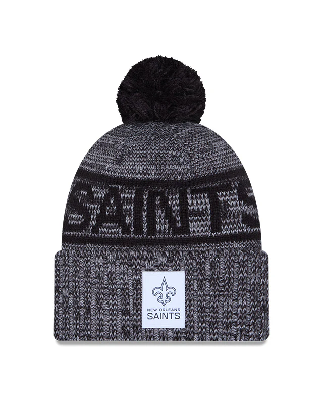 New Era Men's NFL New Orleans Saints Sideline '25 Sport Pom Knit Toque