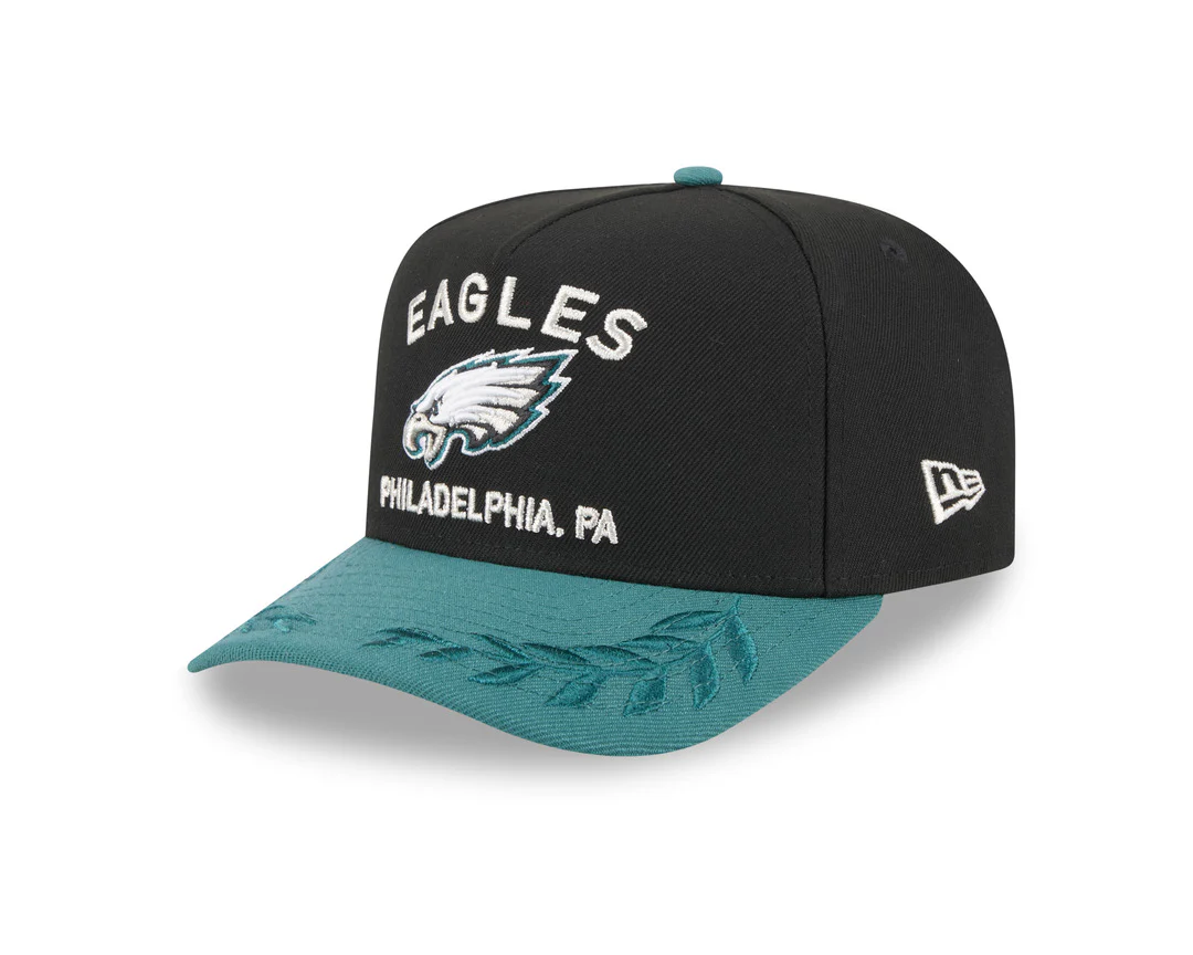 New Era Men's NFL Philadelphia Eagles 9FIFTY A-Frame Draft Hat 2025