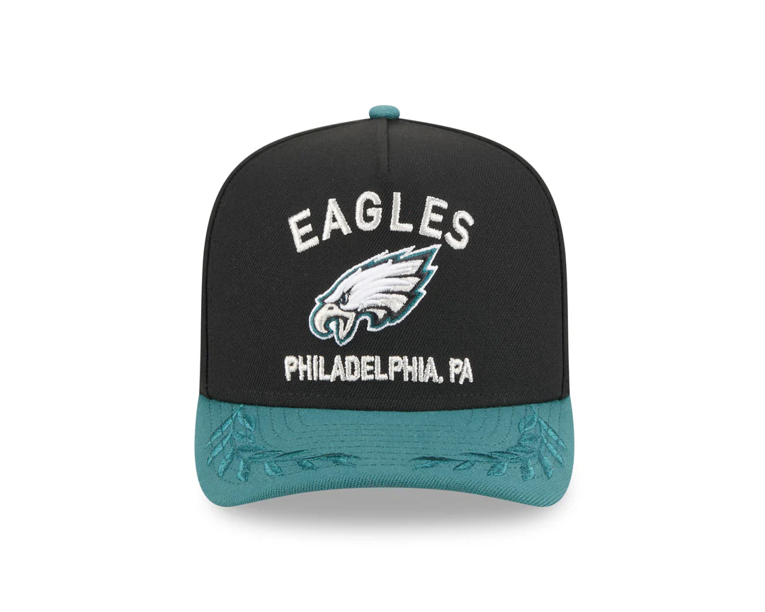 New Era Men's NFL Philadelphia Eagles 9FIFTY A-Frame Draft Hat 2025 - Image 2