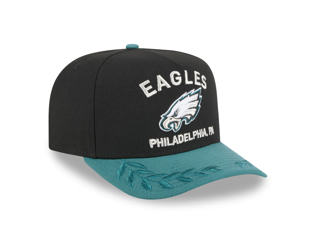 New Era Men's NFL Philadelphia Eagles 9FIFTY A-Frame Draft Hat 2025 - Image 3
