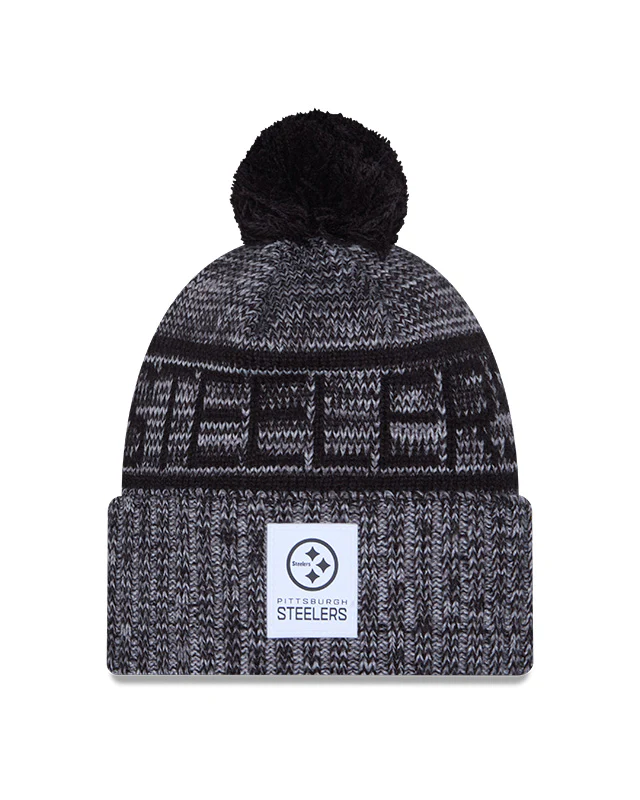 New Era Men's NFL Pittsburgh Steelers Sideline '25 Sport Pom Knit Toque