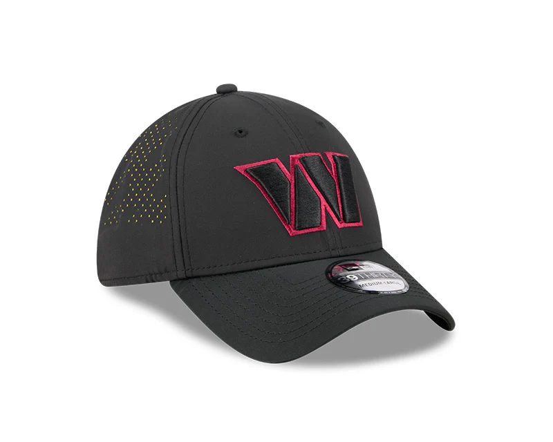 New Era Men's NFL Washington Commanders '25 3930 Night Flex Hat - Image 3