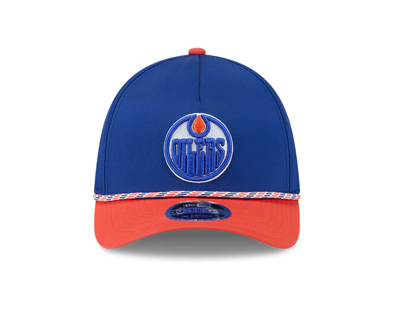 New Era Men's NHL Edmonton Oilers 3930 M-Crown A-Frame Rope Hat - Image 3