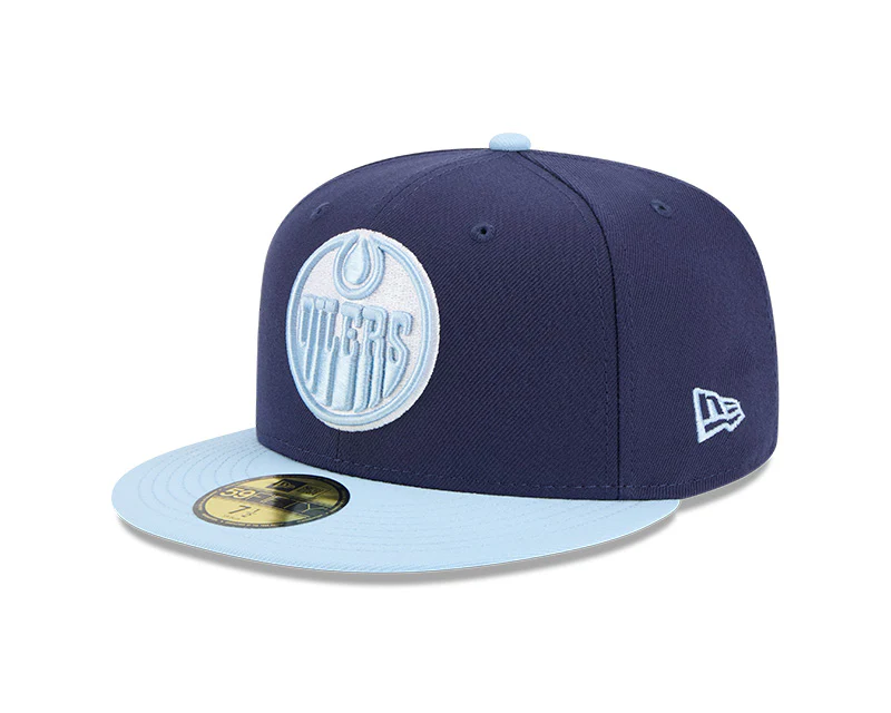 New Era Men's NHL Edmonton Oilers 59FIFTY Color Pack Fitted Hat - Image 6
