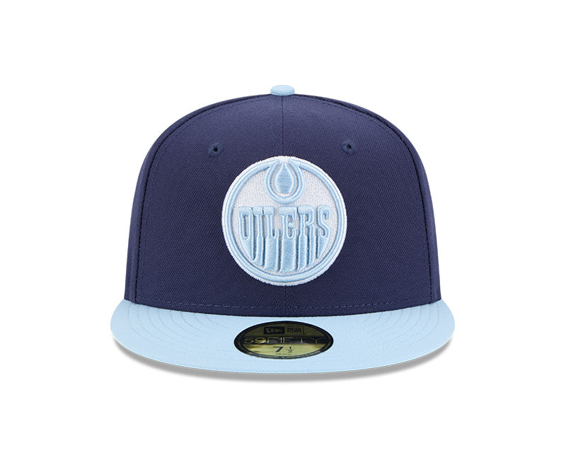 New Era Men's NHL Edmonton Oilers 59FIFTY Color Pack Fitted Hat - Image 7