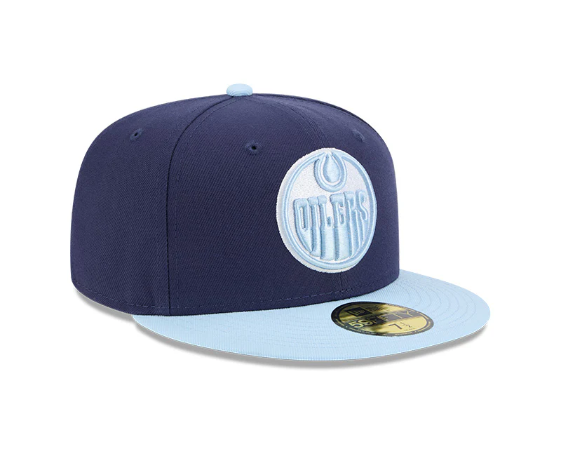 New Era Men's NHL Edmonton Oilers 59FIFTY Color Pack Fitted Hat - Image 8