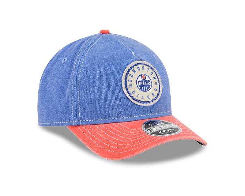 New Era Men's NHL Edmonton Oilers 940 M-Crown A-Frame Felt Hat - Image 2