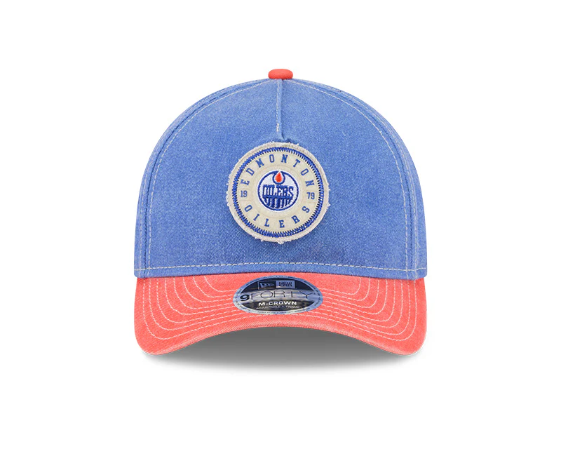 New Era Men's NHL Edmonton Oilers 940 M-Crown A-Frame Felt Hat - Image 3