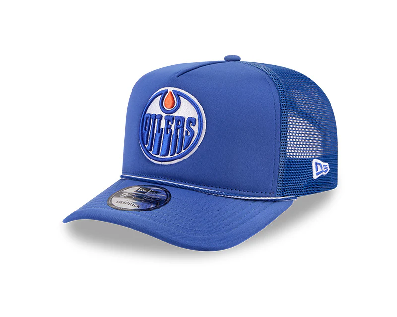 New Era Men's NHL Edmonton Oilers 950 A-Frame Worn Hat