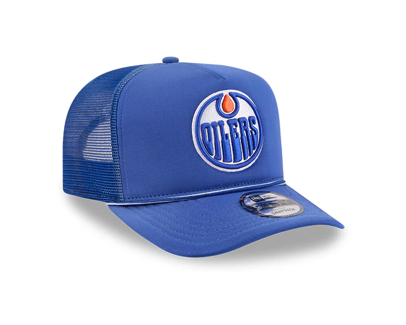 New Era Men's NHL Edmonton Oilers 950 A-Frame Worn Hat - Image 2