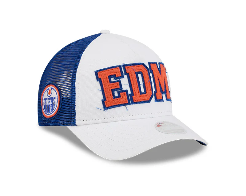 New Era Women's NHL Edmonton Oilers 940 M-Crown A-Frame Winner Hat - Image 2