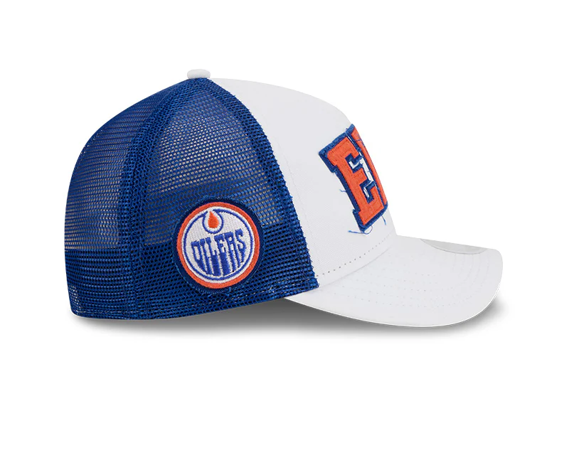 New Era Women's NHL Edmonton Oilers 940 M-Crown A-Frame Winner Hat - Image 5