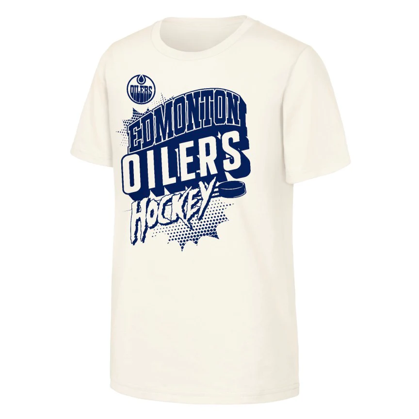 NHL Branded Youth Edmonton Oilers Action Comics T-Shirt
