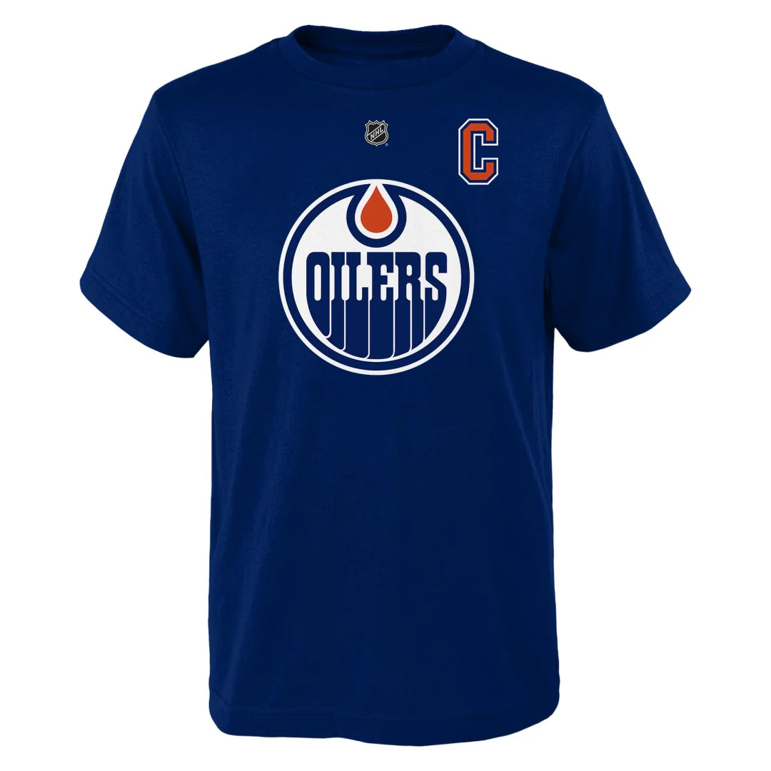NHL Branded Youth Edmonton Oilers Connor McDavid T-Shirt - Image 2