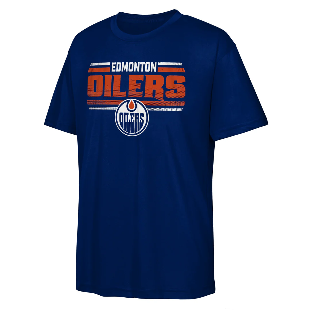 NHL Branded Youth Edmonton Oilers Electric Snipe T-Shirt