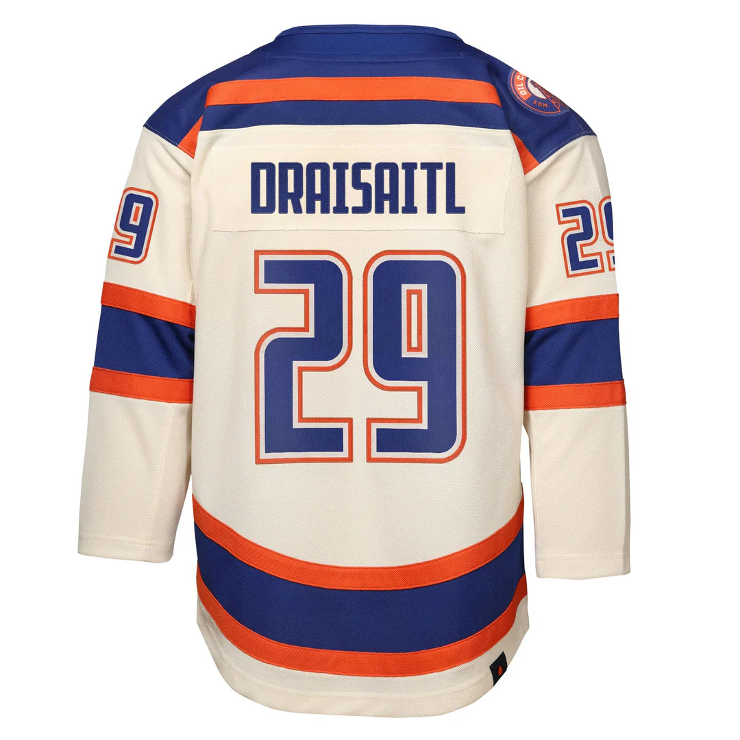 NHL Branded Youth Edmonton Oilers Leon Draisaitl Alternate Jersey
