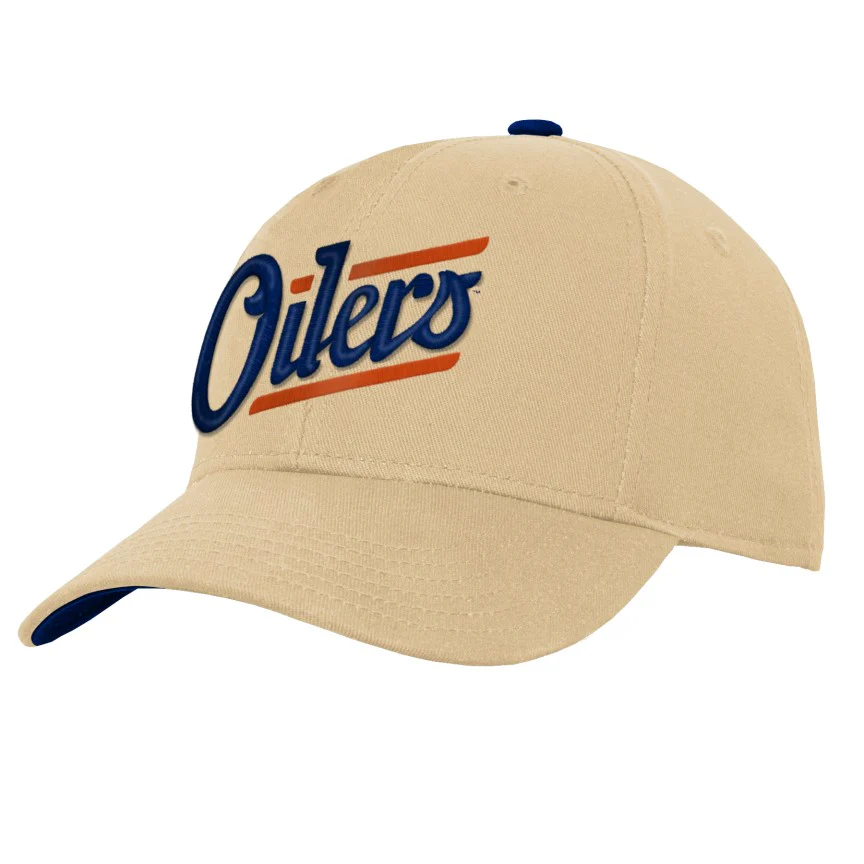 NHL Branded Youth Edmonton Oilers Pre-Curved Alternate Snapback Hat - Image 2