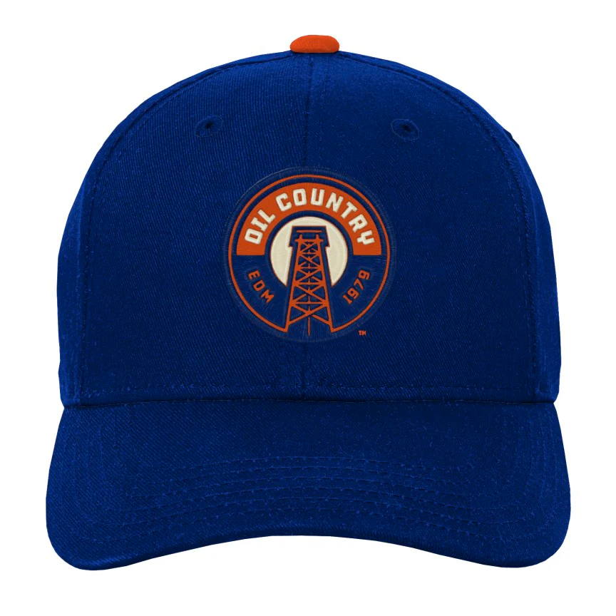 NHL Branded Youth Edmonton Oilers Alternate Precurved Hat