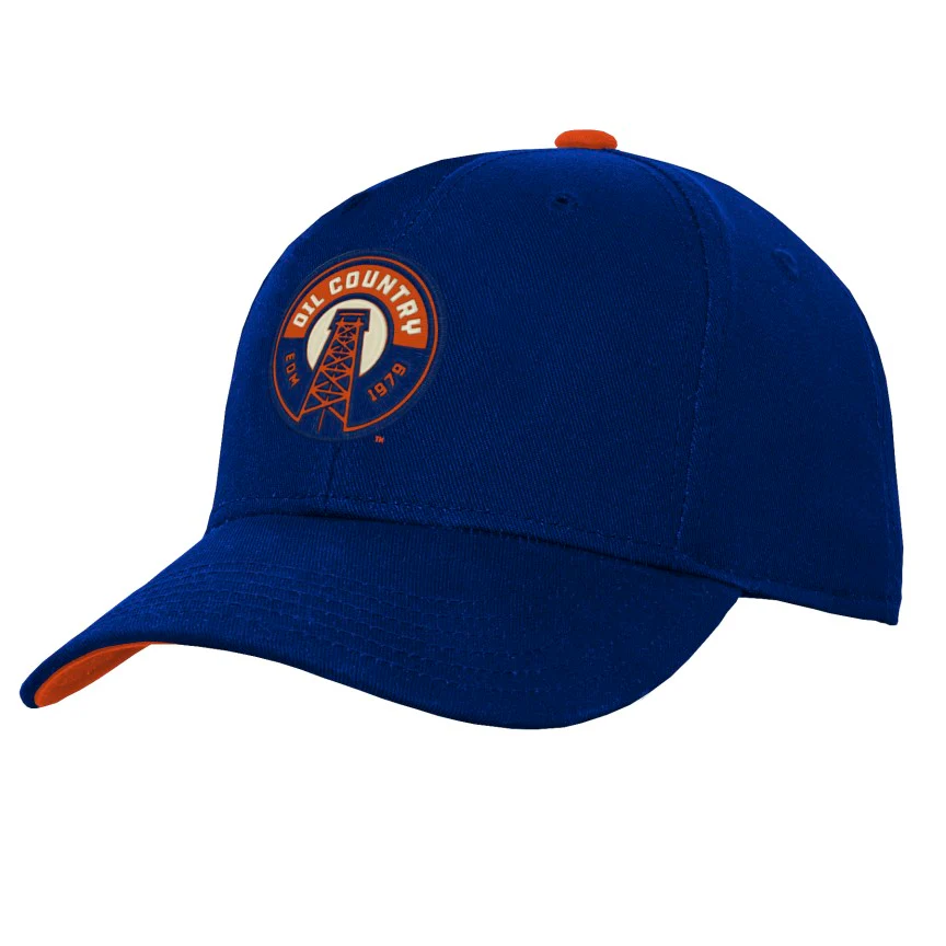 NHL Branded Youth Edmonton Oilers Alternate Precurved Hat - Image 2