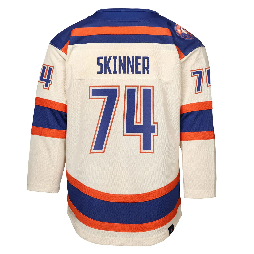 NHL Branded Youth Edmonton Oilers Stuart Skinner Alternate Jersey