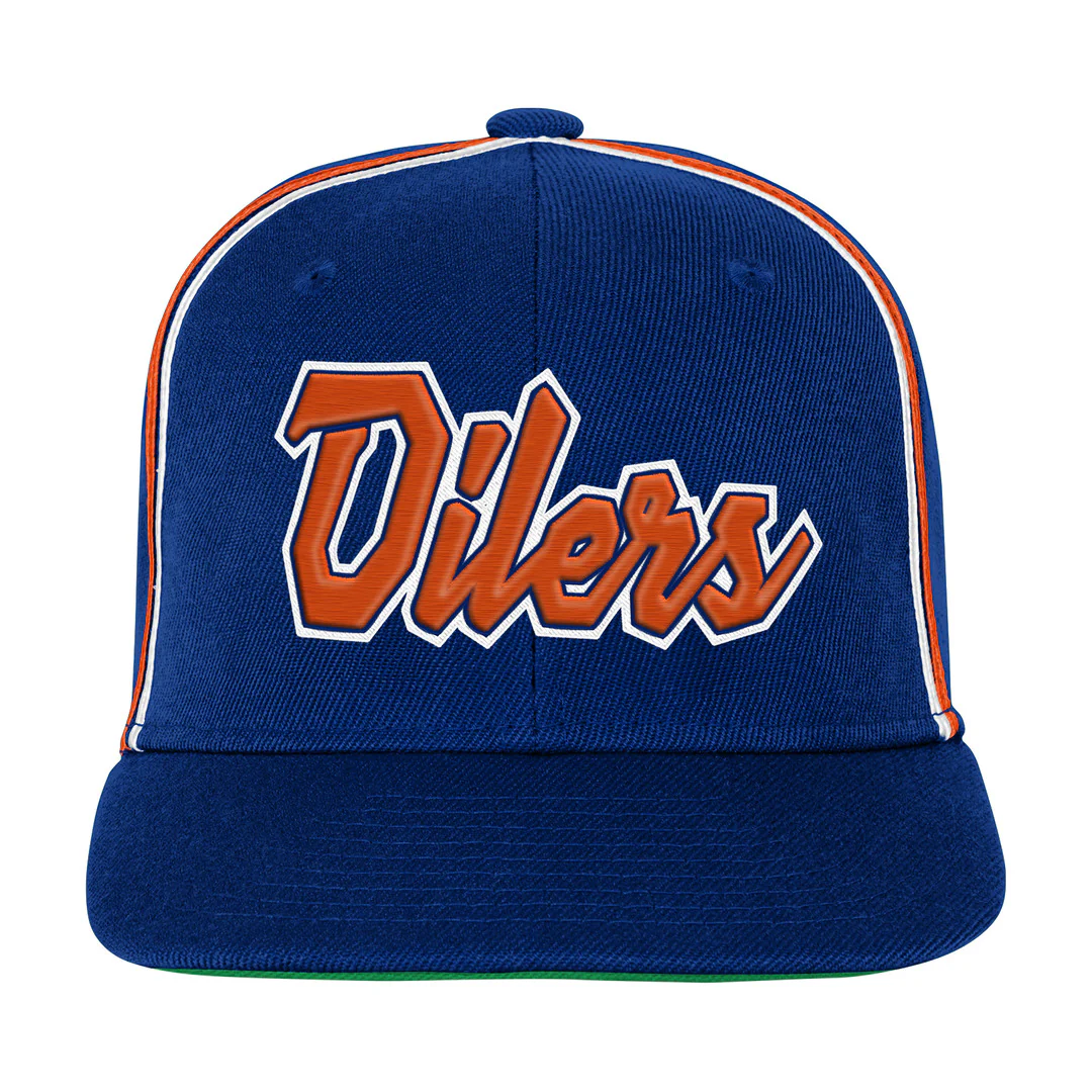 NHL Branded Youth Edmonton Oilers Superfan Snapback Hat - Image 2