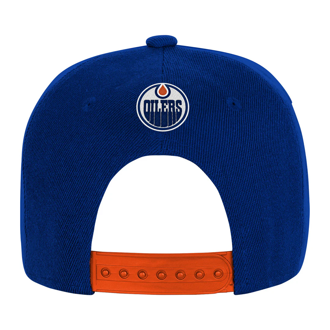 NHL Branded Youth Edmonton Oilers Superfan Snapback Hat - Image 3