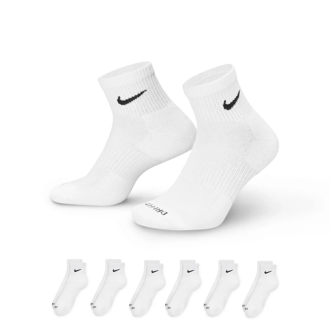 Nike Senior Everyday Plus Cushioned Ankle Socks 6-Pack - Image 4