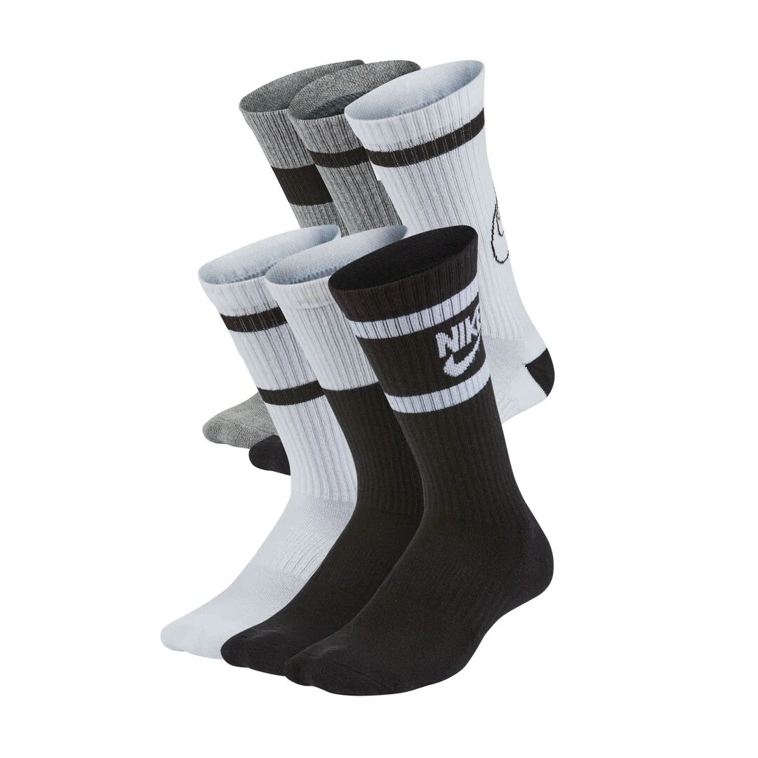 Nike Kids Everyday Crew Socks 6-Pack