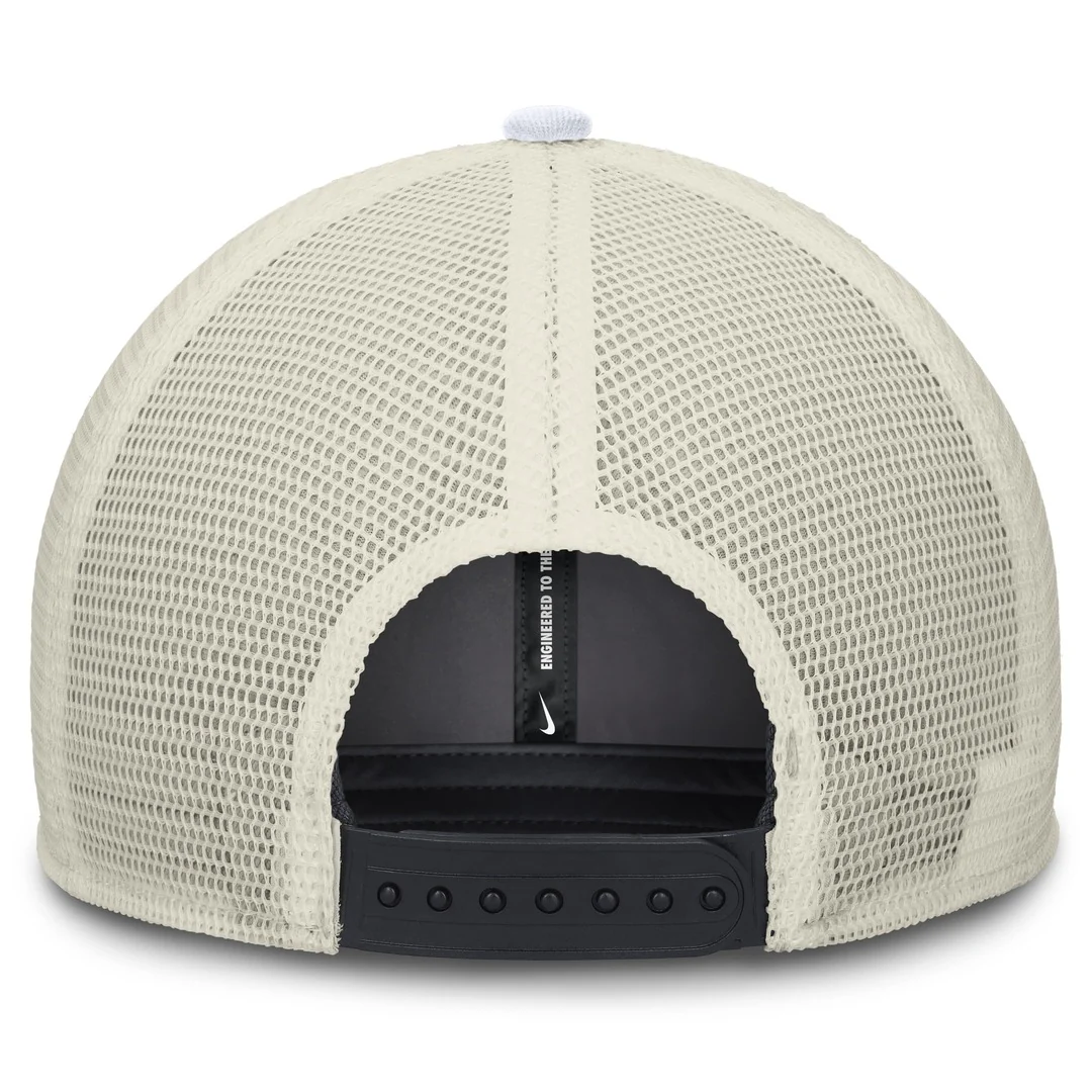 Nike Men's MLB Chircago White Sox Rise ST Adj Coop Trucker Cap - Image 2