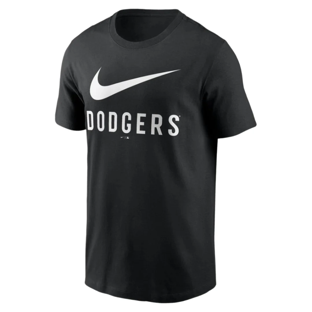 Nike Men's MLB Los Angeles Dodgers Swoosh Cotton T-Shirt