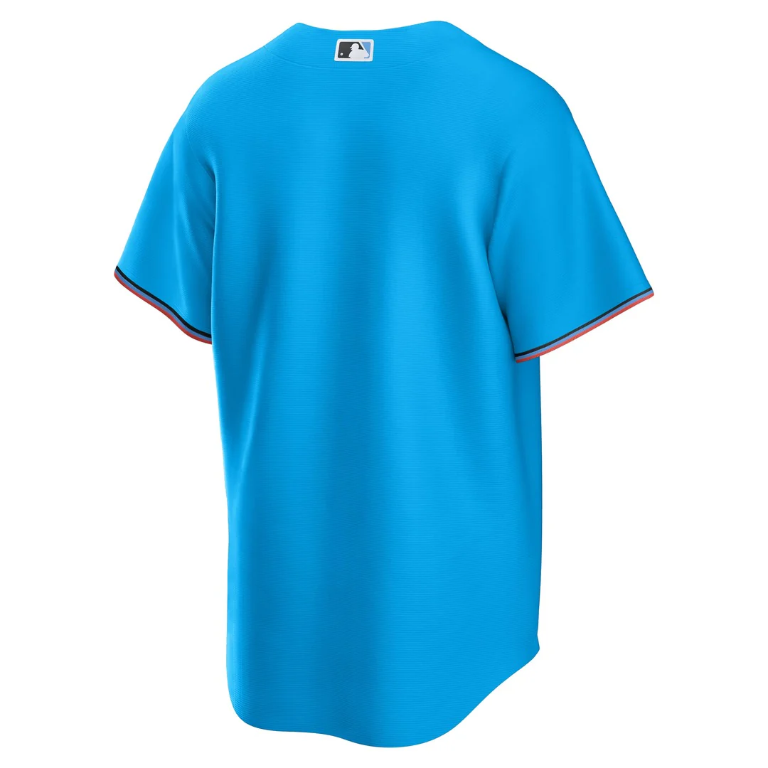 Nike Men's MLB Miami Marlins Alternate Jersey - Image 2