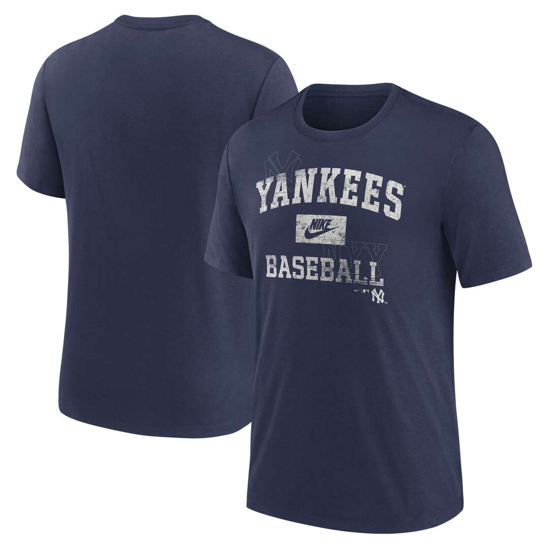 Nike Men's MLB New York Yankees Coop Arch Threads T-Shirt - Image 3