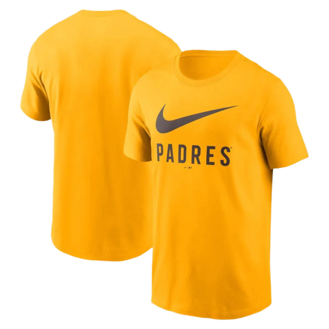 Nike Men's MLB San Diego Padres Swoosh Cotton T-Shirt - Image 3